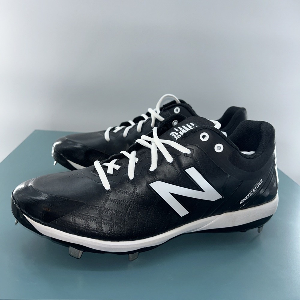 New Balance 4040‎ Men's Metal Baseball Cleats Size 14 Black/white L4040BK5